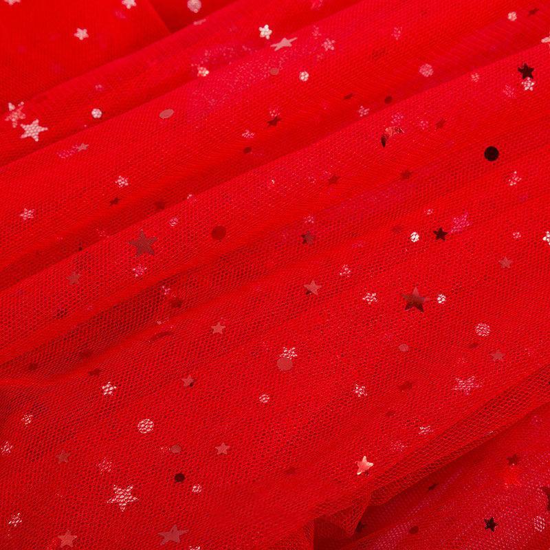 Star Printed Curtains Tulle Balcony  Screen Sheer Curtain Living Room Window Tulle Wedding Ribbon Organza Mesh  DIY  Topper Supplies