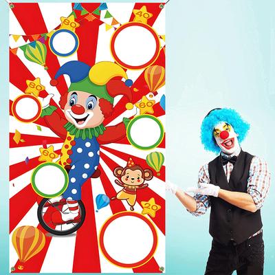 Halloween Joker Game Sandbag Flag Throwing Banner Sandbag Game Flag Hanging Support