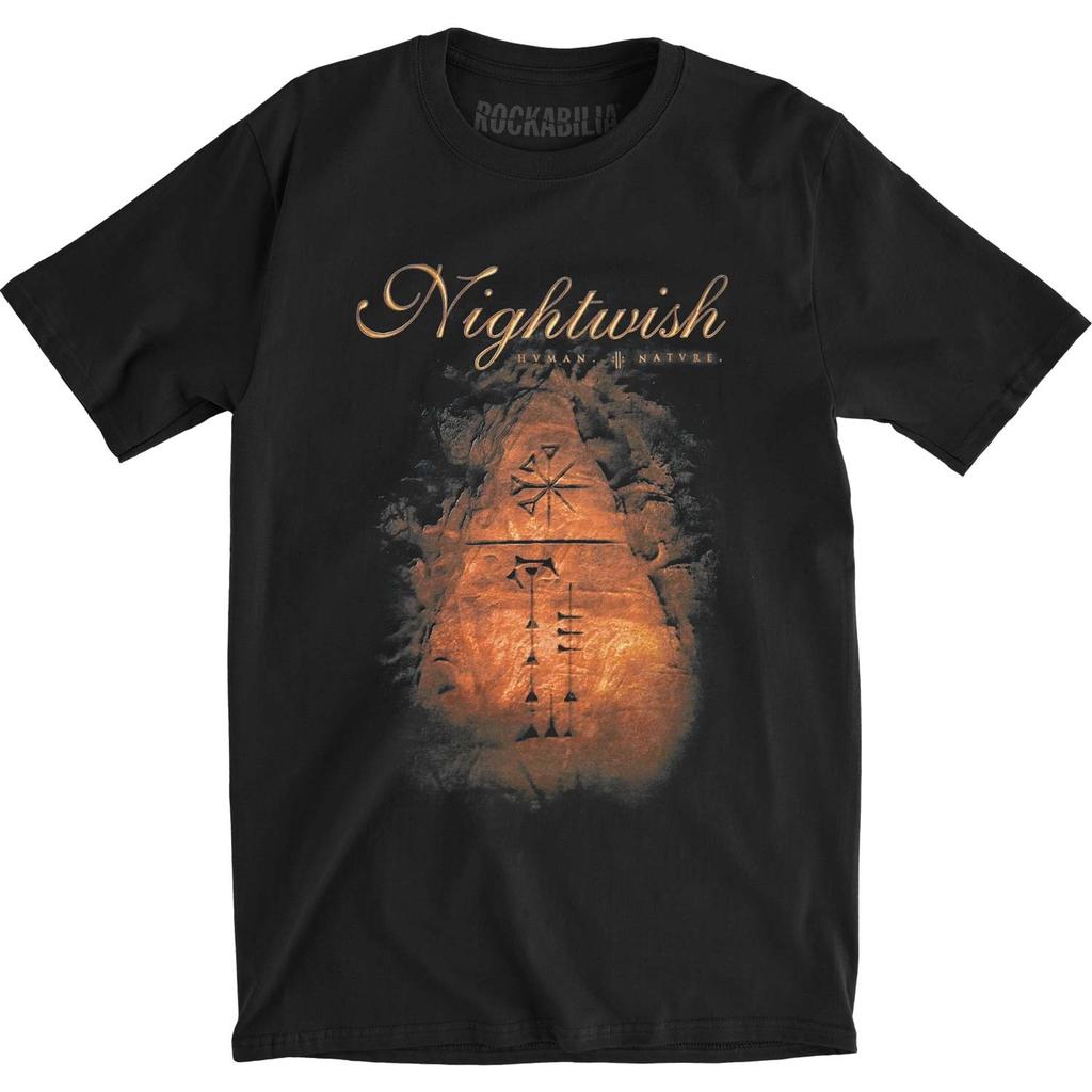 Mens Nightwish Hvman Natvre Slim Fit T-shirt XX-Large Black