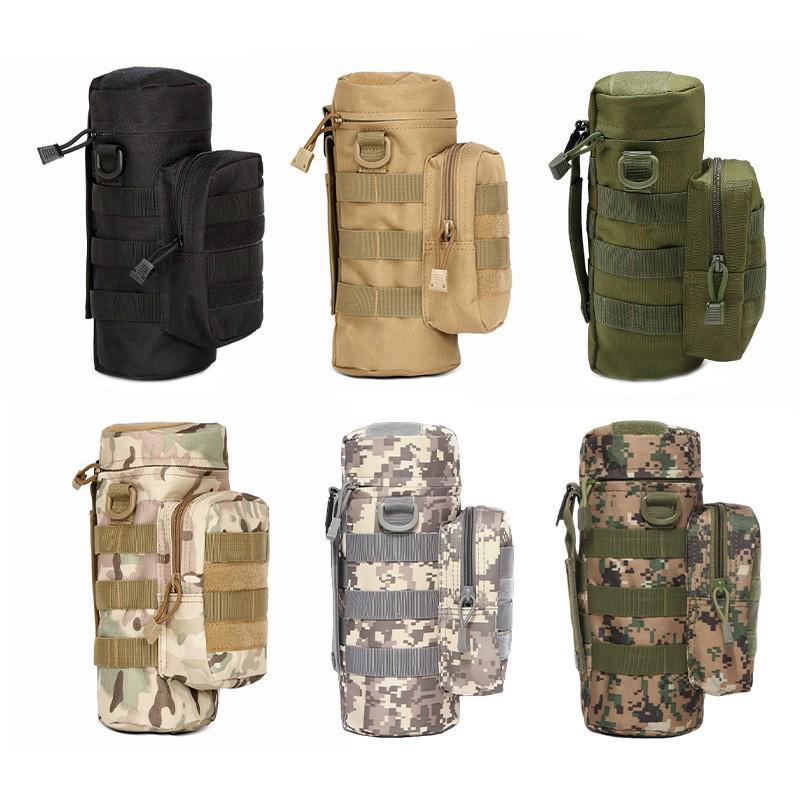 Cross095 Tactical Hiking Water Bottle Waist Bag - Molle System Accessory (No Shoulder Strap)