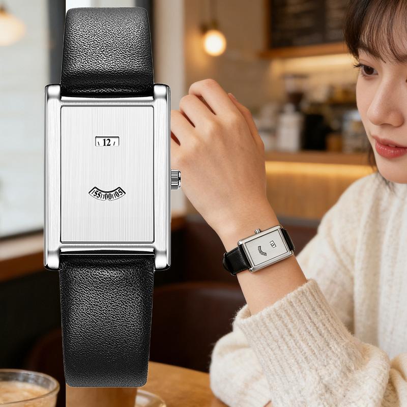 Watch Male And Female Gender Couple Watch Waterproof Creative Belt Quartz Watch Watch Female Watch