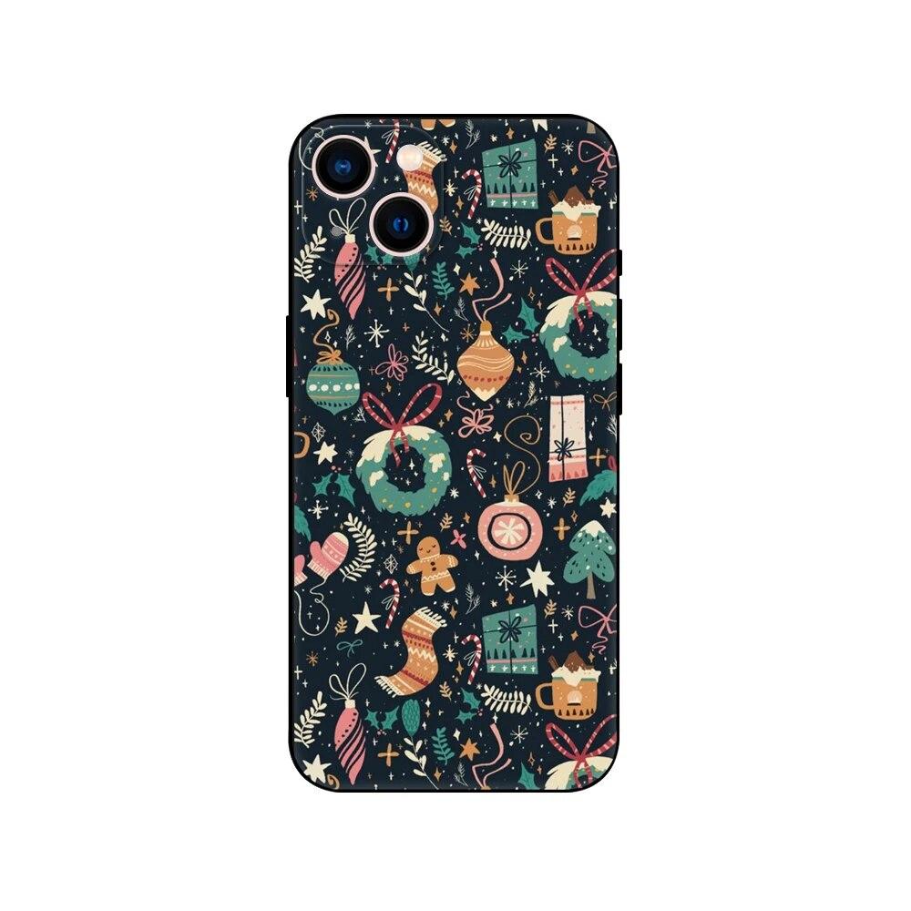 Vánoční pouzdro na telefon pro iPhone Samsung Galaxy Redmi Xiaomi Oppo OnePlus Note SA 7 8 9 10 11 12 13 14 20 21 22 23 53 54 Pro Max Plus Ultra TPU Soft