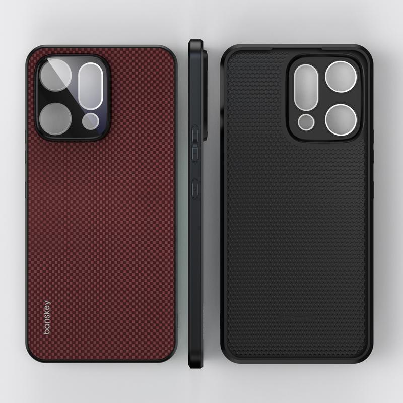 Carbon Fibre Texture Matte Case for Reno 14 Pro Cover for OPPO Reno 14F F Reno14 14pro Anti-drop Shockproof Cover Shell