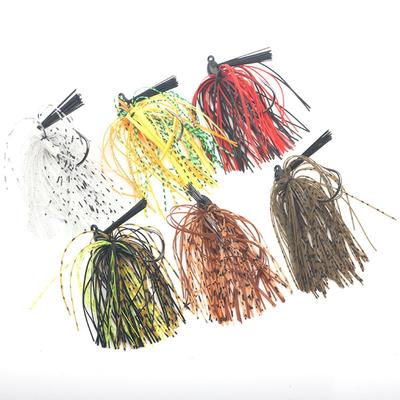 10g Silikon Bas Jig Etekler/Buzzbait Yem Wobbler Kauçuk Etek Pike Walleye için