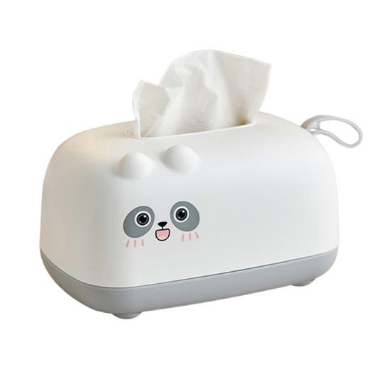 Удерживайте салфетки, милый внешний вид, отличный портативный, легкий держатель для бумажной коробки для извлечения бумаги, держатель для салфеток белый