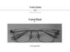Retro Ultralight Square Pure Titanium Myopia Eyeglass Frames with Anti-Blue Light Coating