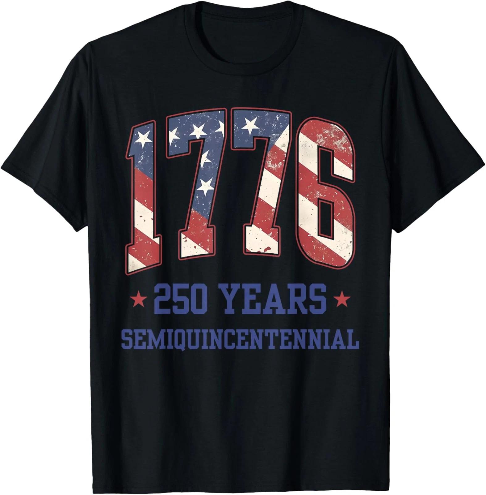 USA Flag 250 Years 1776 2026 Anniversary Unisex T shirt 3XL