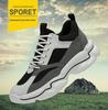 Men's Invisible Height Increasing Running Shoes - Thick Sole, Low-Top Mesh, Casual Dad Shoes for Spring