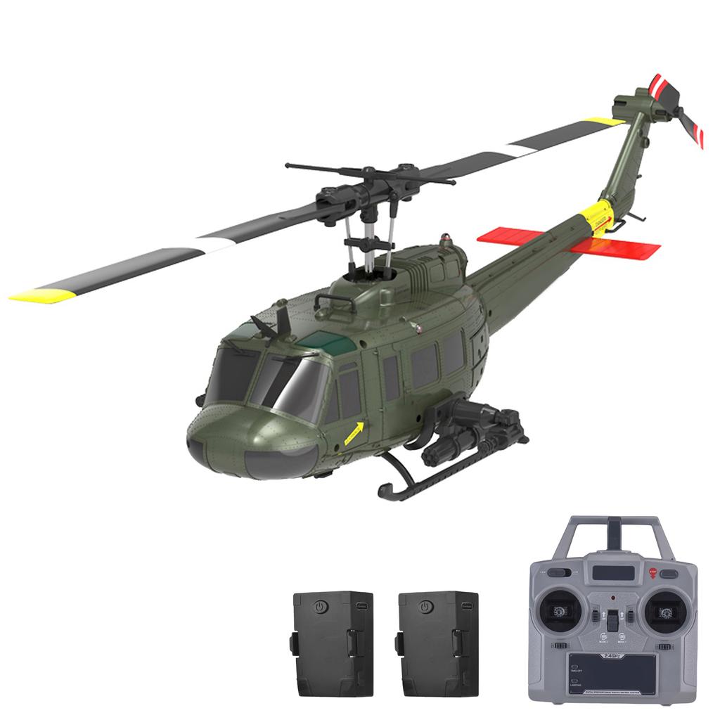 2.4G 6CH RC Helicopter, Army Airplane Toys, Single Propeller Aileronless Remote Control Helicopter, Brushless Motor, 6