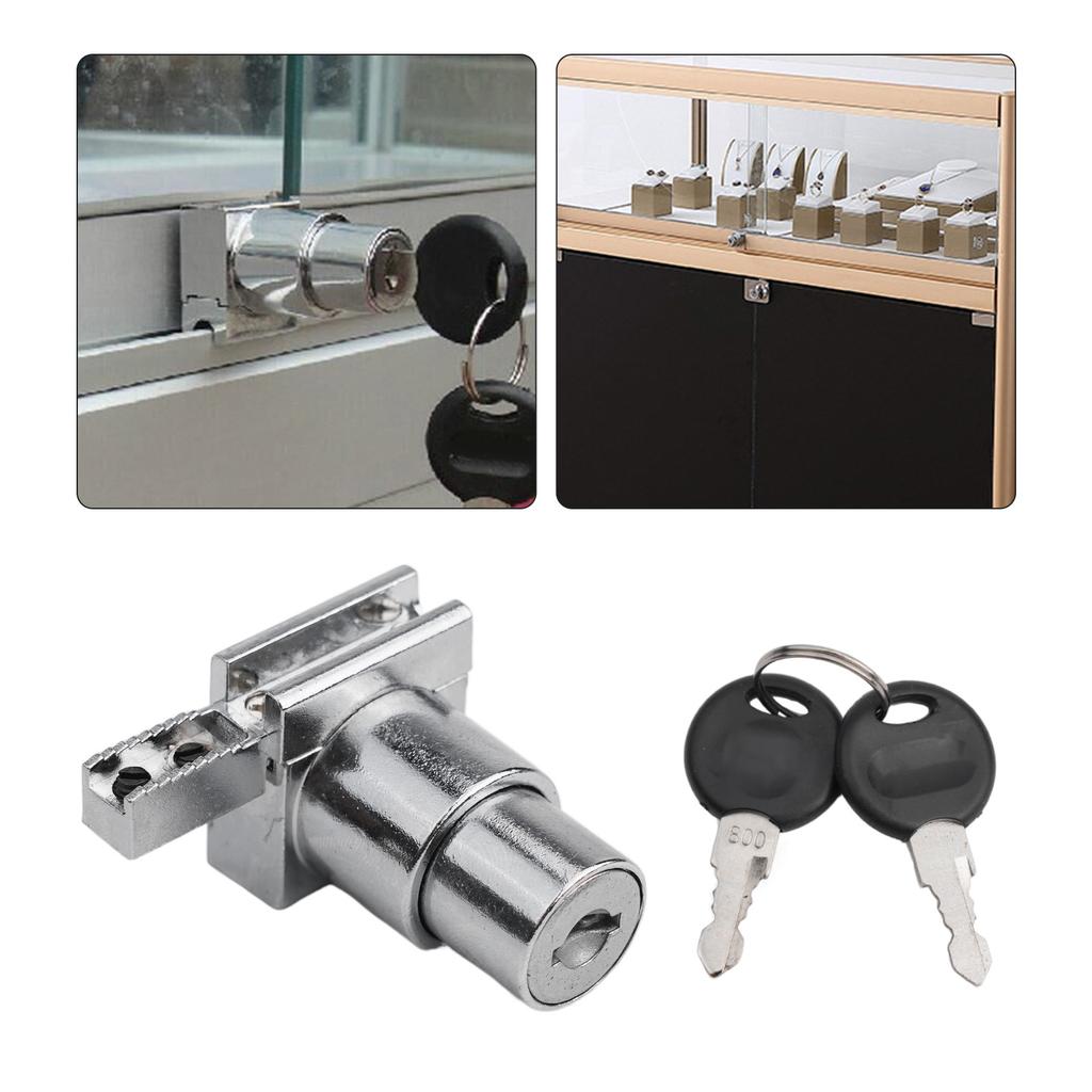 Hot Sale New Practical Door Lock Sliding Door Lock Display Cabinet Door Lock Glass Sliding Door Lock Zinc Alloy