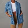 Women's European & American Casual Washed Blue Denim Jacket