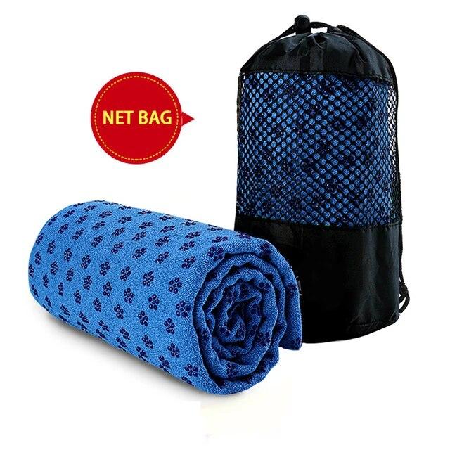 

Портативное противоскользящее одеяло для йоги, коврик для йоги, полотенце, спортивное одеяло, дорожное складное полотенце для фитнеса, пилатеса, оборудование для фитнеса