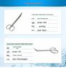Stoma Care Curved Scissors - Exquisite Stainless Steel with Round & Blunt Tips for Fecal Bag Management