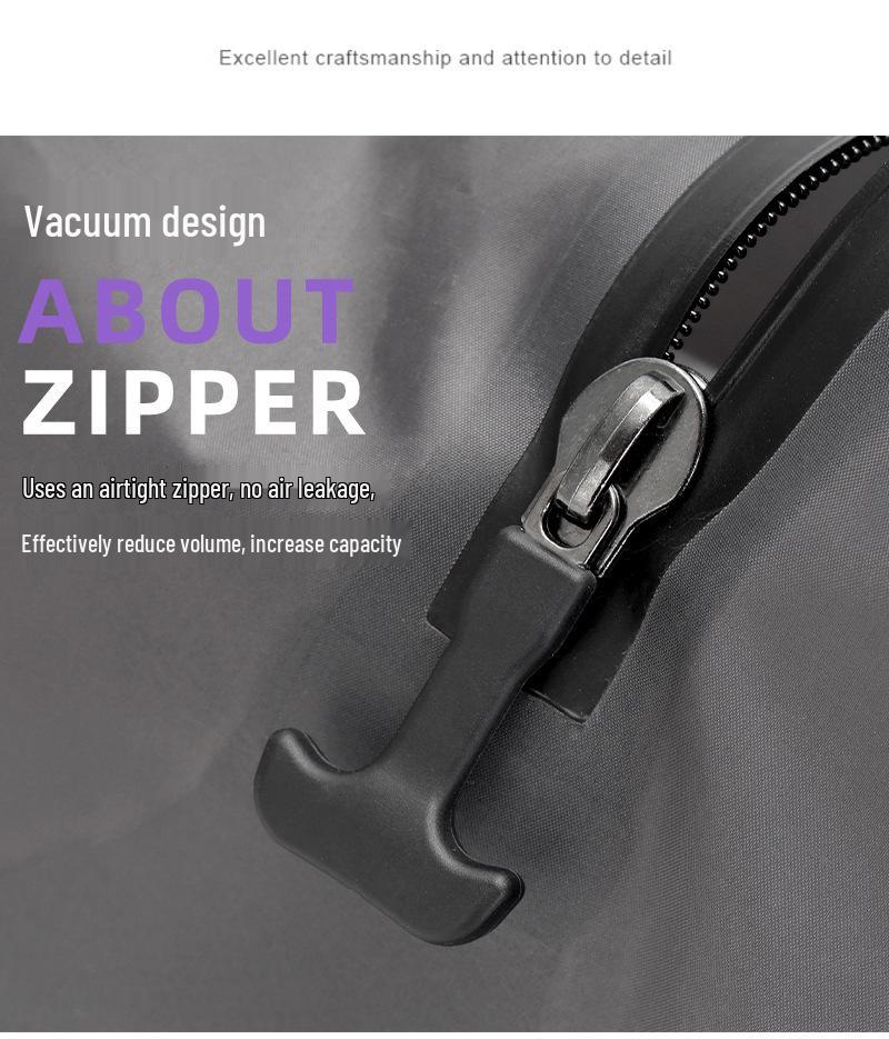 Travel-Friendly TPU Waterproof Vacuum Compression Storage Bag