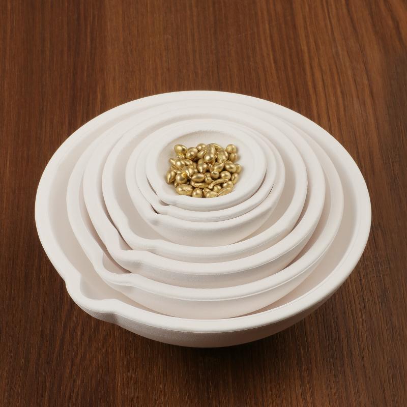 1Pcs High Temp Silica Bowl Jewelry Casting Refining Tool 100G-5000G Quartz Crucible For Melting Gold Silver Platinum