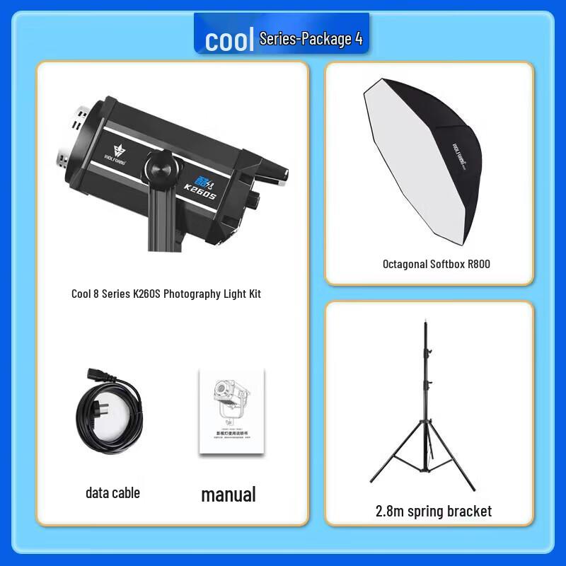 Wolfgang K260S LED Video Light Kit