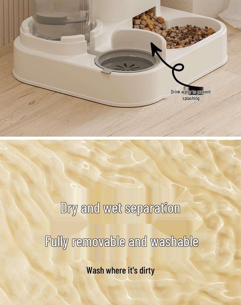 Automatic Pet Feeder & Water Dispenser Set with Food Storage for Cats & Dogs