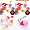 Kids Luminous Strawberry Gyroscope Set Made Of Plastic Perfect For Night Market And School