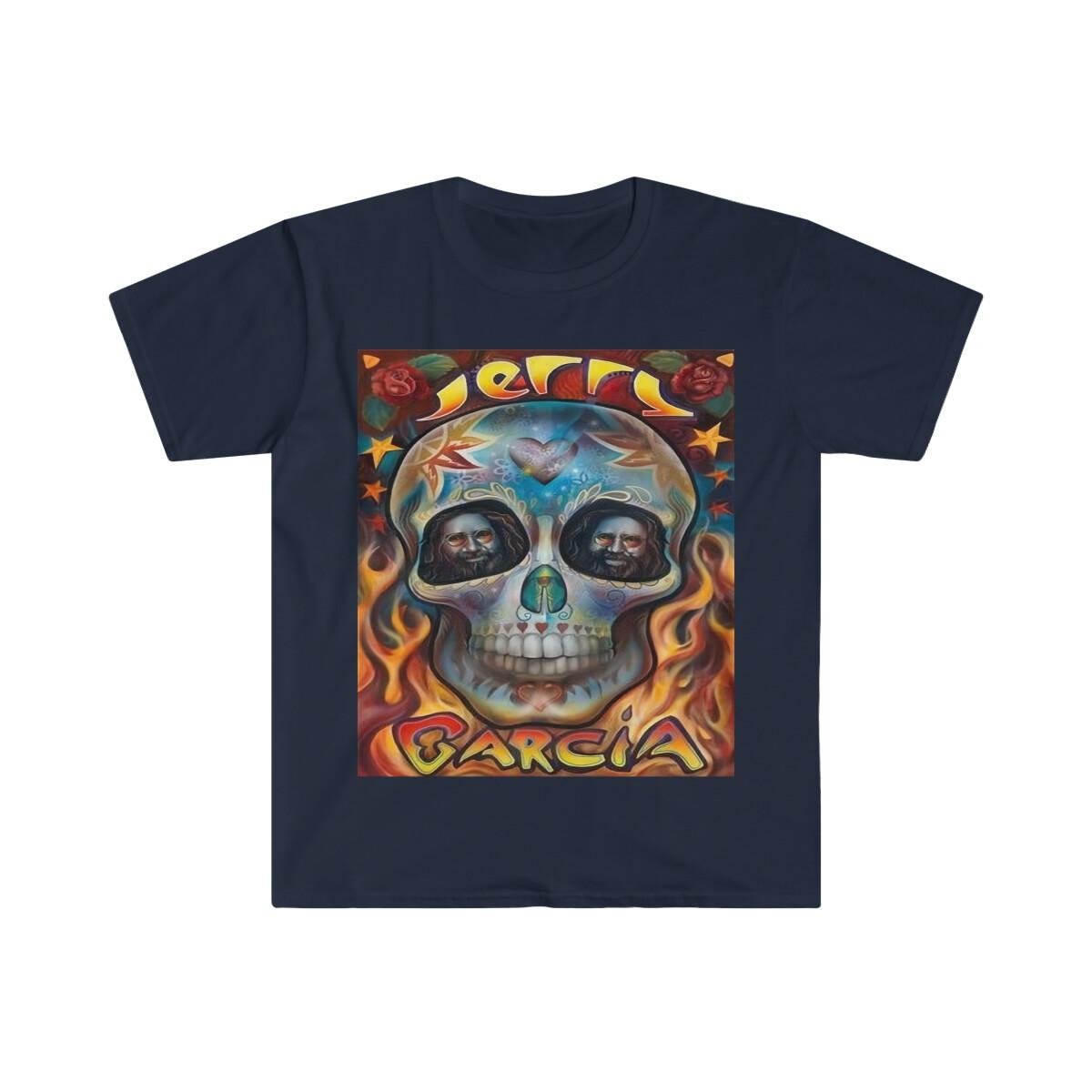 Мягкая хлопковая футболка, Джерри Гарсия. Grateful Dead L