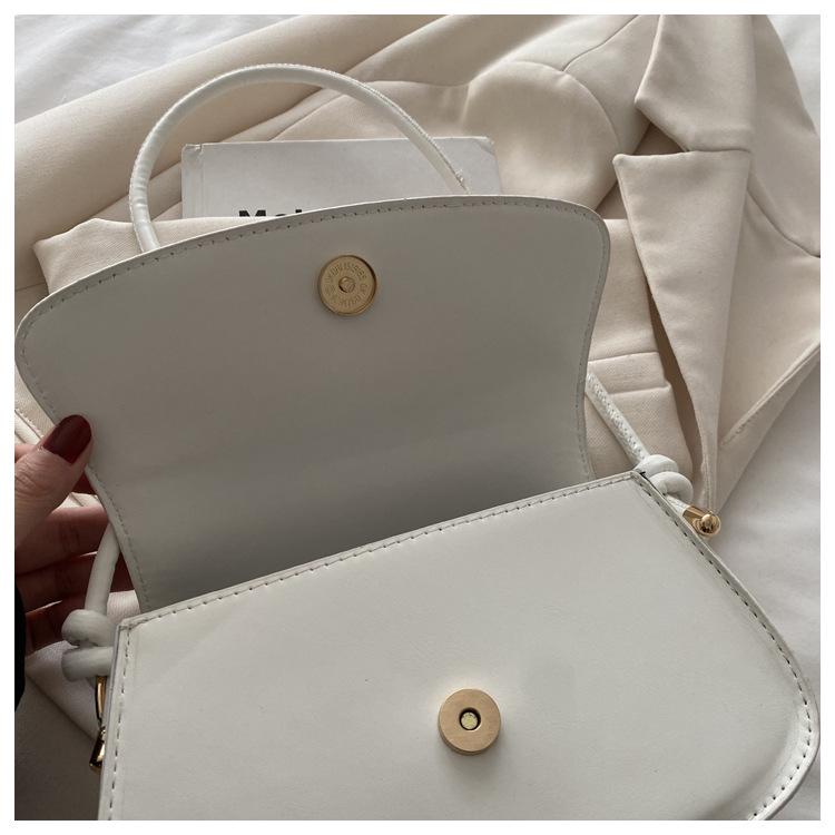 Frühlingsmode 2025: Damen Retro Einfarbig Achsel-Schultertasche mit Strukturdesign