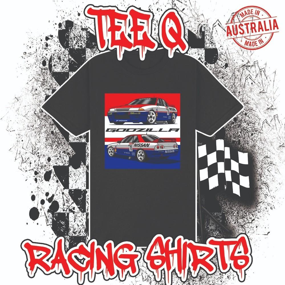 Nissan R32 Skyline GTR Godzilla ATCC  ~ Premium Black Gildan Cotton Tee Unisex T-Shirt S