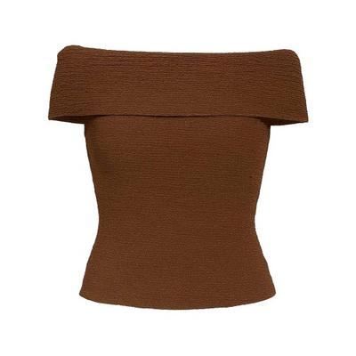 Bardot Womens/Ladies Fitted Sleeveless Bardot Top
