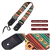 Adjustable Ukulele Strap Soft Polyester Shoulder Belt with Plastic Buckle Hanging Rope for Ukulele