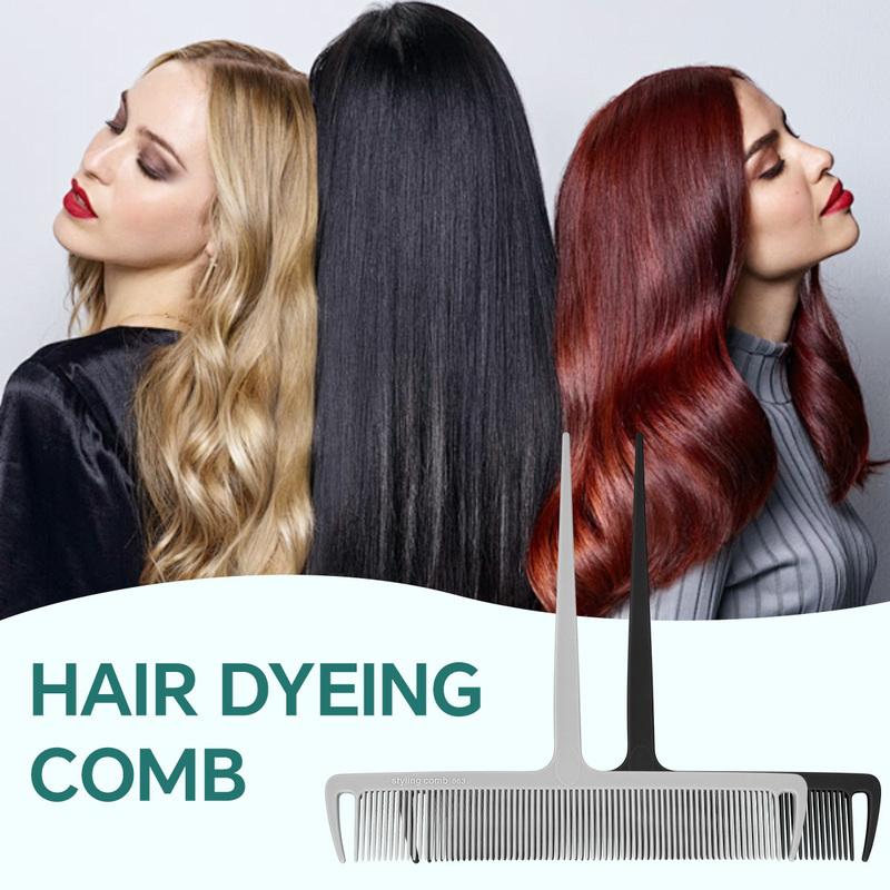 Hair Comb for Highlights Weaving Sectioning Tool for Foiling, Salon Hair Coloring Barber Stylist Teasing Teezer Accessories