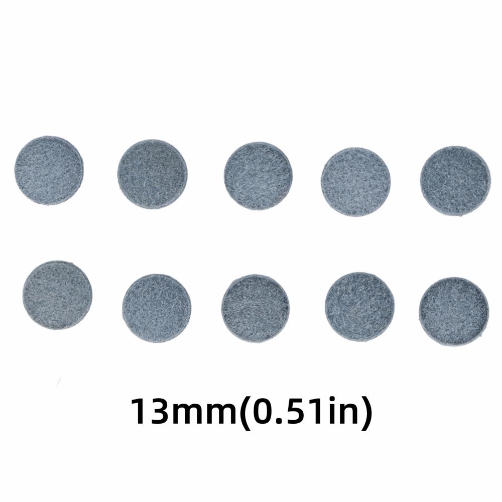 50PCS Leather Billiard Pool Cue Tips Glue-on Multiple Sizes Snooker Cue Tips Storage Box Pool Cue Tips Replacement Snooker Cues