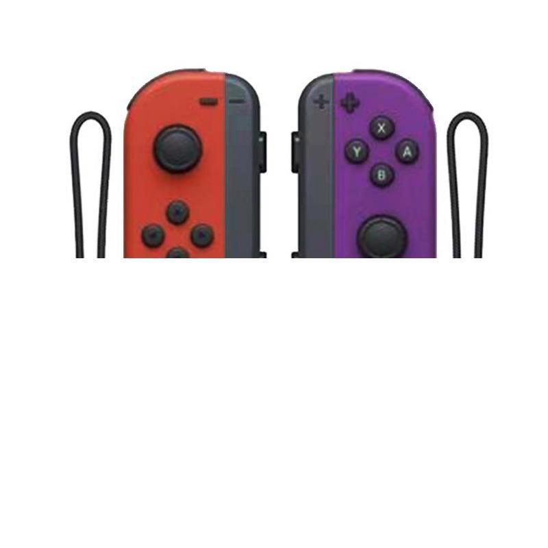 NS Switch JoyCon Bluetooth Controller with Left/Right Handles, Remote Wake-Up, and Hand Strap