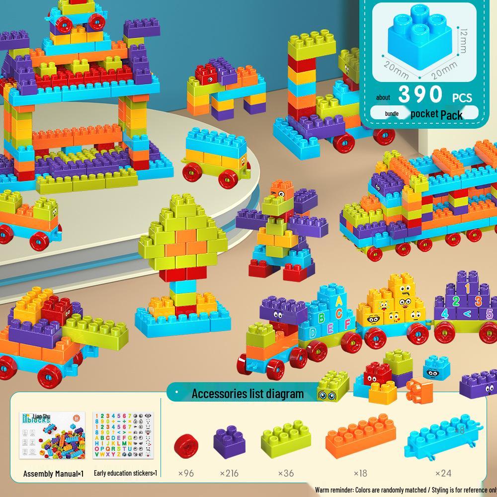 Bloques de Construcción Clásicos de Colores para Niños - Juguetes de Educación Temprana para Edades 3-6