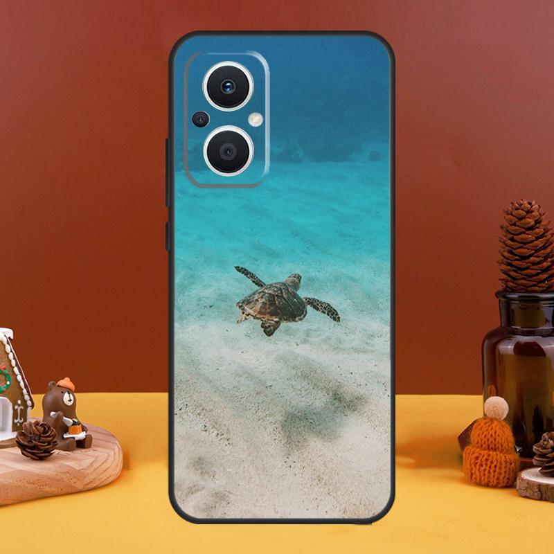 Ocean Sea Turtle Case For OPPO Reno 10 Pro 11 F 4 6 7 8 5 Lite 4Z 5Z 8T OPPO Find X6 Pro X5 X2 X3 Lite Cover
