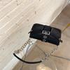 Mini Retro Round Chain Crossbody Bag - 2025 Trendy Baguette Design