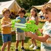 Pistola ad acqua per bambini Gioco d'acqua in cortile Giocattolo a lunga gittata 8-10 m Spruzzo Grande capacità Giocattolo ammollo acqua per esterno Estate Cortile Spiaggia