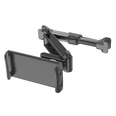 Soporte telescópico para teléfono y tableta en la parte trasera del asiento del coche, soporte para reposacabezas trasero, soporte de montaje para teléfono y tableta