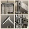 Bathroom Shower Set Multifunctional Practical Four Outlets Adjustable Water Pressure Temperature Setting Bathroom Accessory
