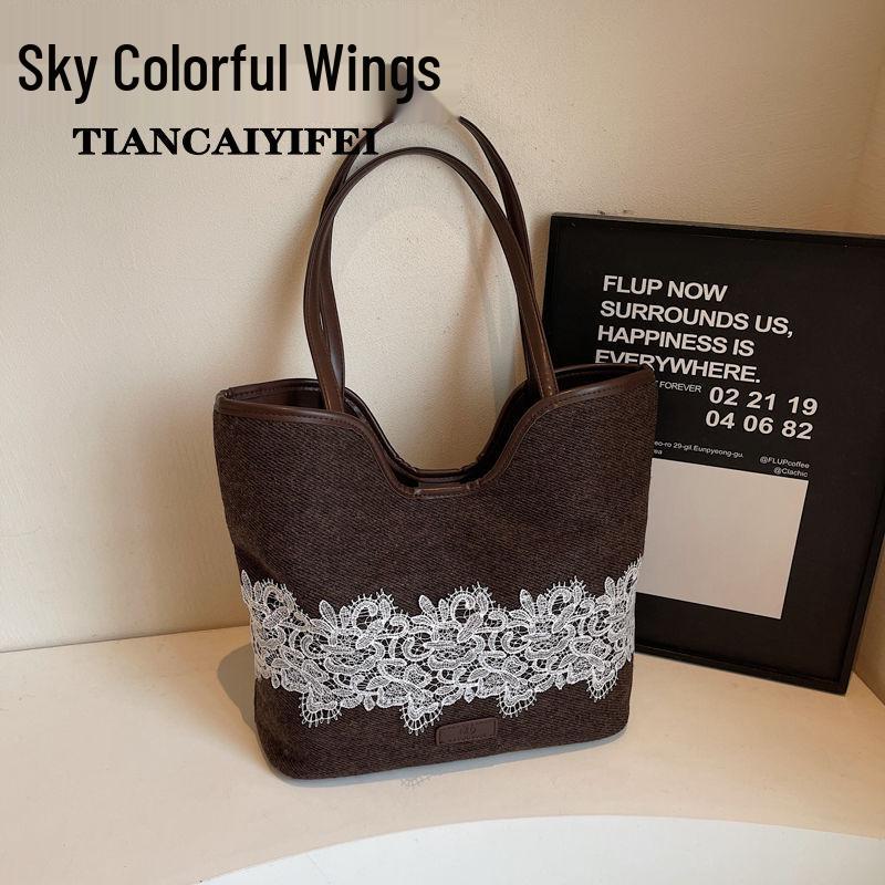 

2024 Women s Versatile Large Capacity Shoulder Tote - Autumn/Winter Collection кавовий