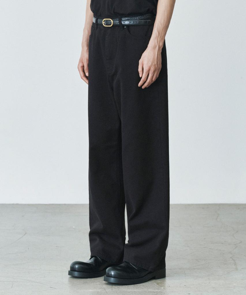 Beulaendideu 1765 Soft Black Jeans [Extra Wide Straight]