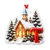 Weihnachtsbrief 2D Acryl Hängeornament, Weihnachtsdekoration für Baum und Zuhause
