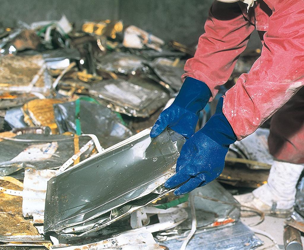 SHOWA/Nitrile Rubber Gloves Nitrove [10 pairs]/Item No.750 Size L