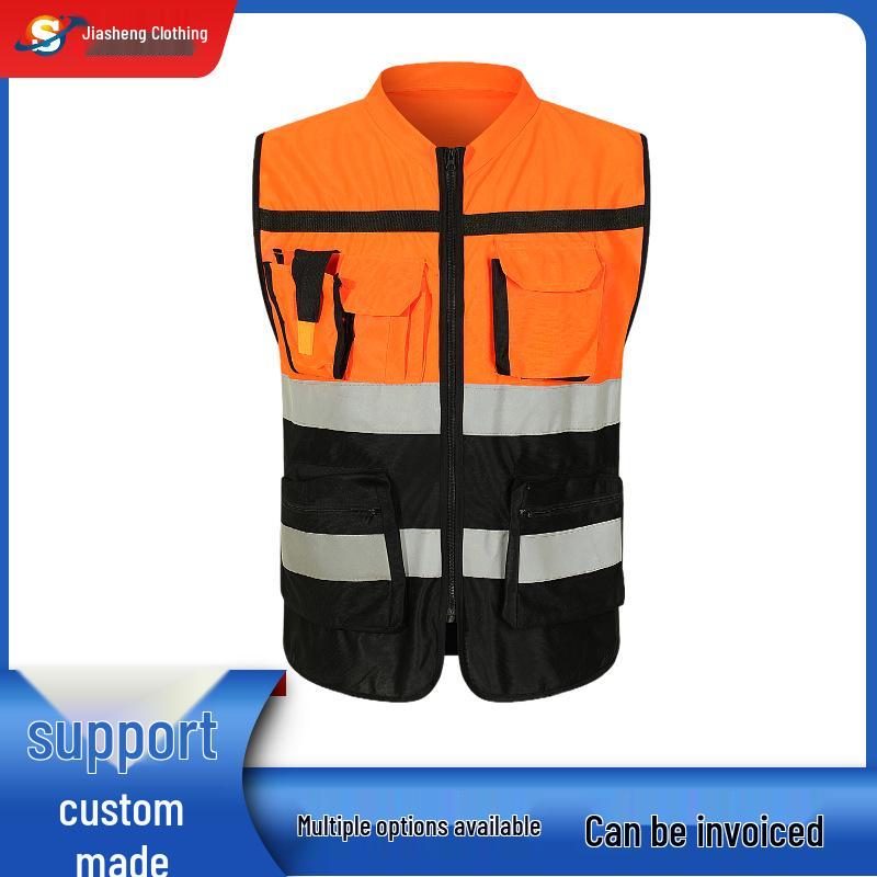 Reflective Safety Vest for Traffic, Construction, and Riding