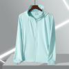 UPF50+ UV Protection Hooded Ice Silk Jacket for Men & Women - Long Sleeve Summer Sun Shirt
