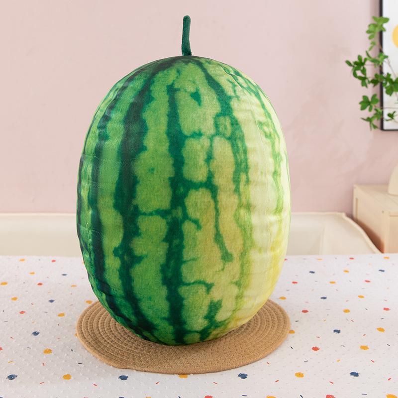 

Трехмерная сферическая имитация фруктов Большая подушка-арбуз Плюшевая игрушка Летняя кукла Кукла Детский подарок 42cm0.65kg