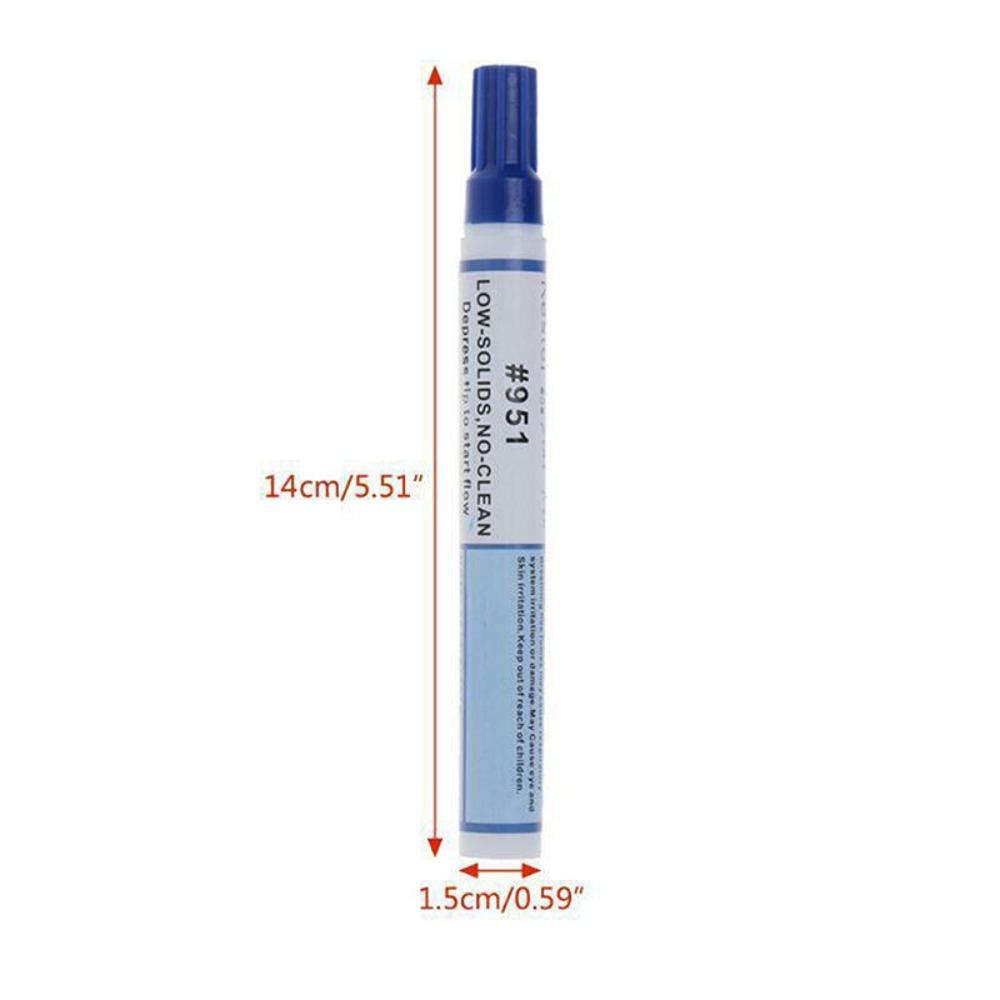 2Pcs DIY PCB Welding/flux Pen No Clean Clean Free Rosin Pen New 951 Soldering Pen  PCB Board
