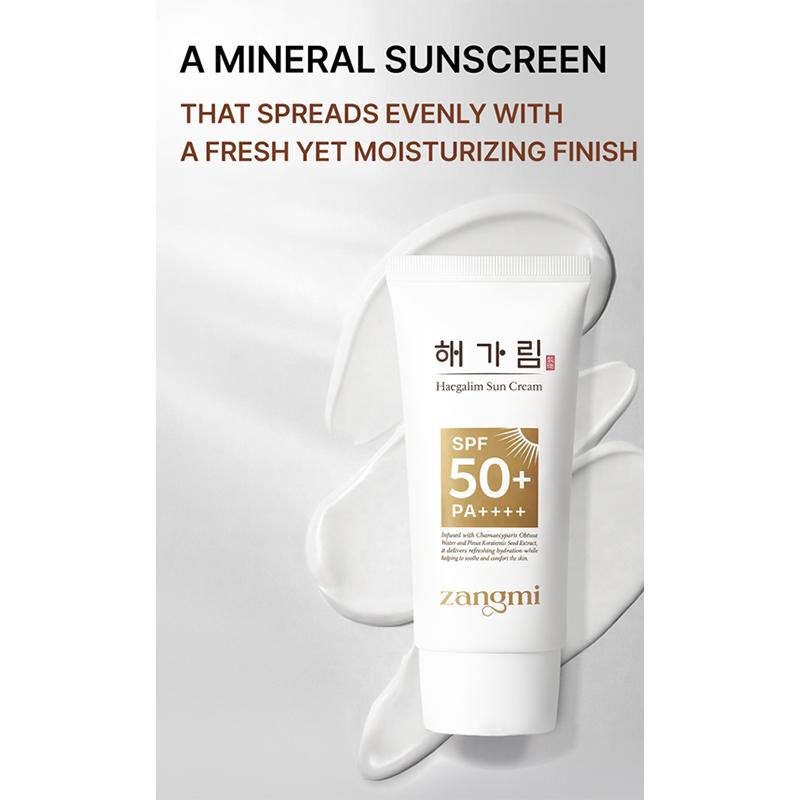 Zangmi Haegalim Sun Cream SPF50+ PA++++ 50g (3 Options)
