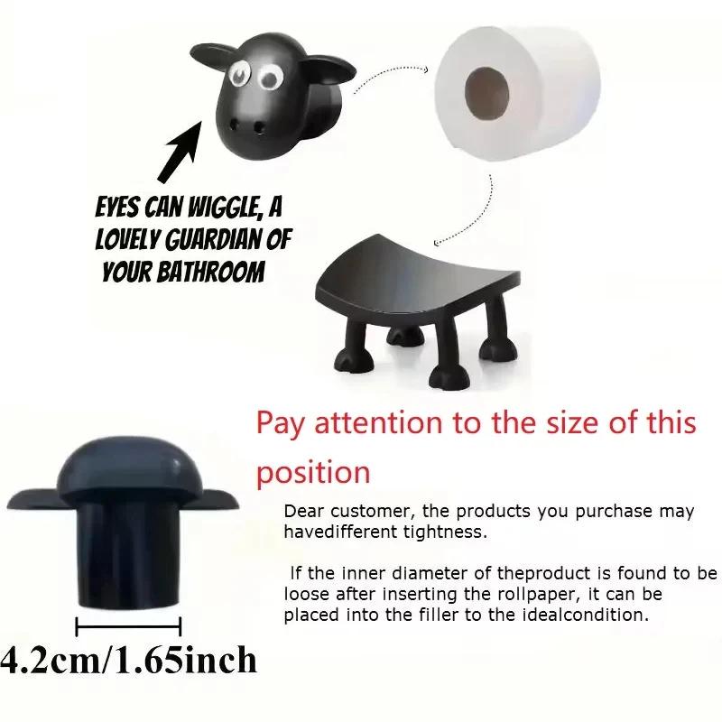 

Ant Theme Bathroom Roll Paper Sheep Holder Desktop Decoration Ornament Creative Ant Design Toilet Paper Organizer