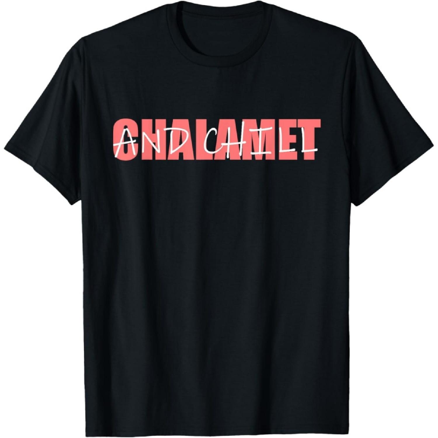

Chalamet and Chill T-Shirt(1) XXXXXL чорний