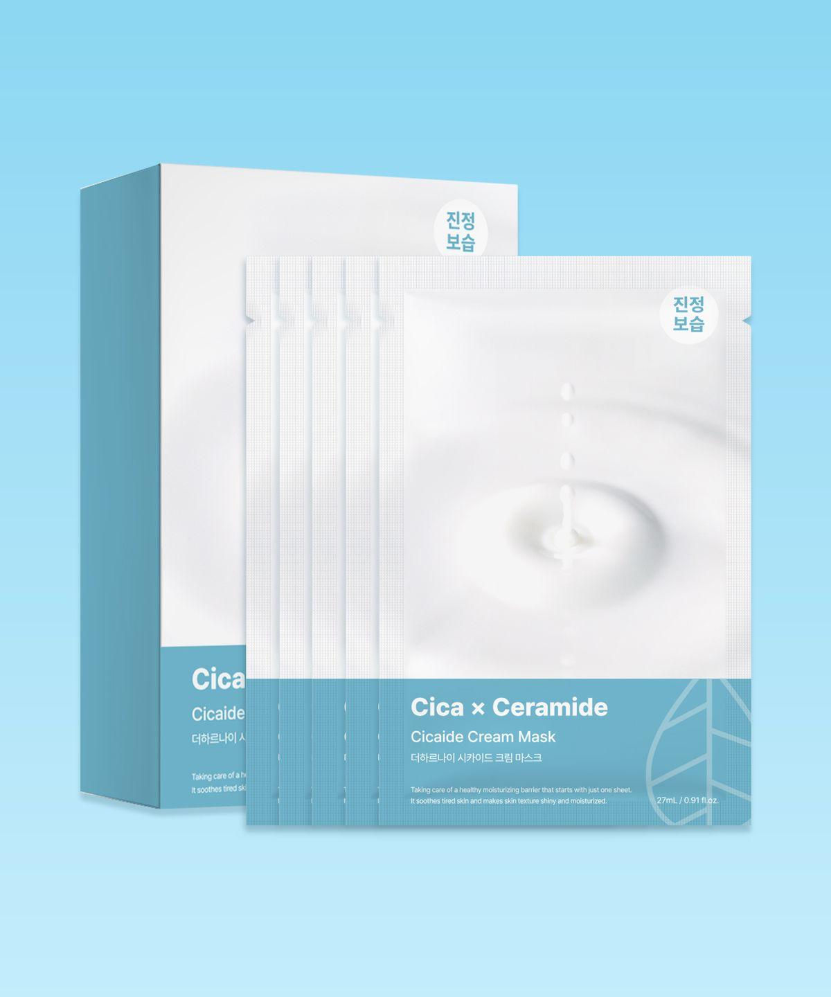 [5 Sheets] Highly Concentrated Cicaid Cream Mask Pack