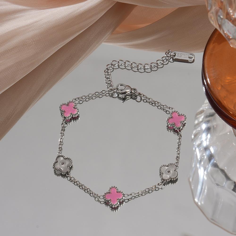 Four Leaf Clover Bracelet, Light Luxury High-end Jewelry