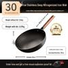 Zhongkang Pre-seasoned Deep Nitrogen Iron Wok
